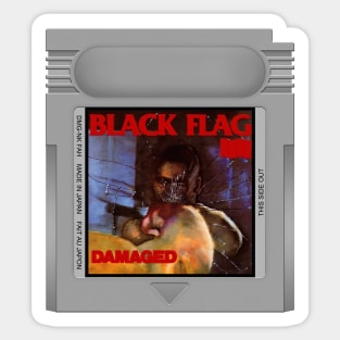 Damaged Game Cartridge Sticker